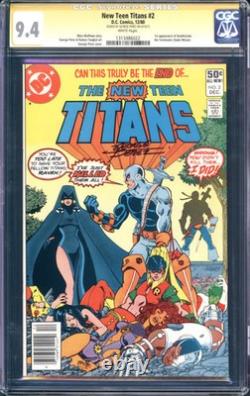 Nouveaux Teen Titans (1980 1ère série DC) # 2 CGC Signature Series CGC 9.4 Newsstand