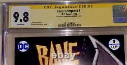 Nouvelle série Cgc 9.8 Signature Series avec la signature de Graham Nolan sur Bane Conquest #1 DC Comics.