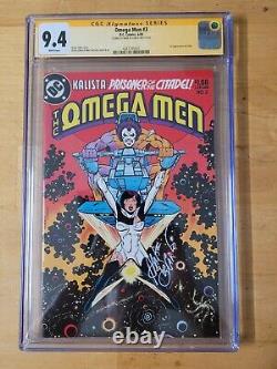 Omega Men #3 CGC 9.4 Signature Series Mike Decarlo (1983) Première apparition de Lobo