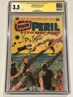 Opération Péril 13 CGC 3,5 Signature Series Ken Bald signé ACG 1952 seulement 2 SS