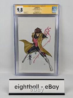 Pêche Momoko Série de signatures CGC 9.8 Gambit #1 Édition Vierge de Momoko