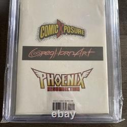 Phoenix Resurrection n°1 Virgin CGC 9.8 SS signé par Greg Horn, signature complète