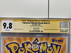 Pokémon Pikachu Choc Retour #2 9.8 CGC Évalué Série Signature Livre de Bande Dessinée