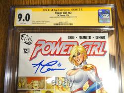 Power Girl #12 SUPER RARE Croquis Amanda Conner CGC SS Signature Series Hot 1 DC