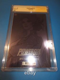 Powergirl Spécial #1 Variante en feuille de Nakayama Série Signature CGC 9.8 NM/M Gem Wow