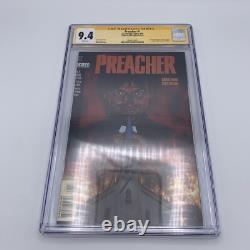 Prêcheur #1 CGC 9.4 Série de signatures Signé par Garth Ennis (DC, Vertigo, 1995)