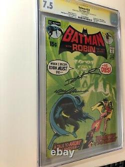 Première Ras Al Ghul Dans Batman #232 Cgc 7.5 Signature Series X 2 Adams & Oneil