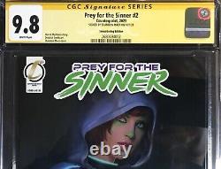 Prey For The Sinner #2 Virgin Variante Cgc 9.8 Ss Signature Series Shannon Maer
