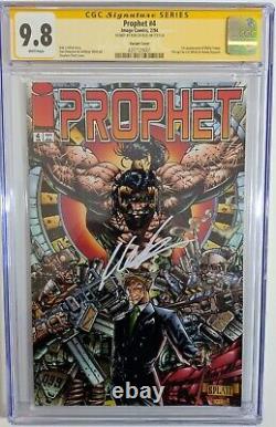 Prophet #4 Cgc 9.8 Série de signatures Signée Rob Liefeld Stephen Platt Cvr