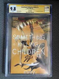 Quelque Chose Tue Les Enfants #1 4e Imprimer Cgc 9.8 Série De Signature Ss