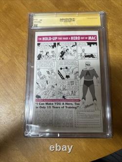 Radioactive Man 1 Édition de kiosque Bongo CGC 9.2 Série Signature Croquis de Bill Morrison