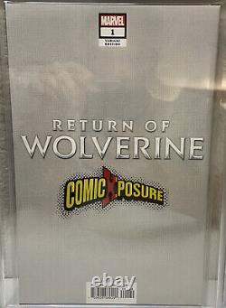 Retour De Wolverine #1 Cbcs Non Cgc 9.8 Ss Lucio Parrillo Sig Virgin Cvr Hommage