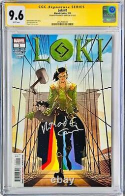 Richard E. Grant Signé Série De Signatures De La Ccg Graduée 9.6 Marvel Loki #1