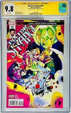 Richard E. Grant a signé CGC Signature Series 9.8 Marvel Doctor Strange #385