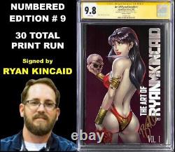 Ryan Kincaid Signé CGC 9.8 SS Vampirella Art de la Série de Signatures Kincaid 2018