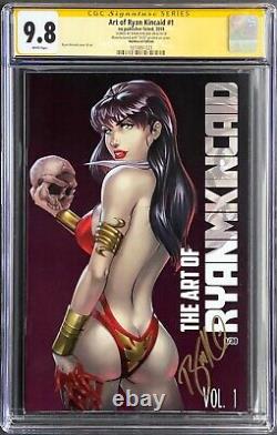 Ryan Kincaid Signé CGC 9.8 SS Vampirella Art de la Série de Signatures Kincaid 2018