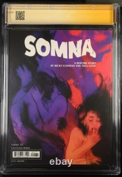SOMNA #1 CGC 9.8 Couverture Variant G NSFW Signature Series Tula Lotay