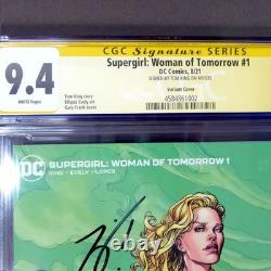 SUPERGIRL FEMME DE DEMAIN #1 CGC 9.4 Série Signature Signée Par Tom King