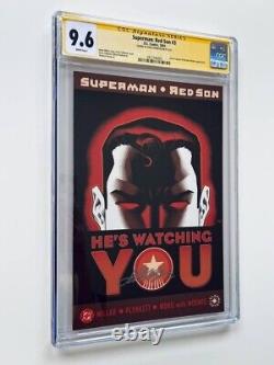 SUPERMAN RED SON #3 CGC 9.6 SS (2003) Signé par Dave Johnson