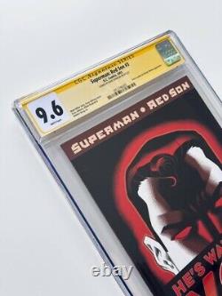 SUPERMAN RED SON #3 CGC 9.6 SS (2003) Signé par Dave Johnson