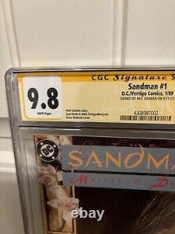 Sandman #1 SS CGC 9.8 Série de signatures de Neil Gaiman 1989 Livraison gratuite