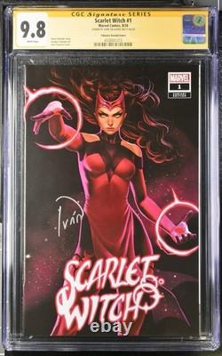 Scarlet Witch #1 Variante IVAN TALAVERA CGC Signature Series 9.8 Signé Marvel