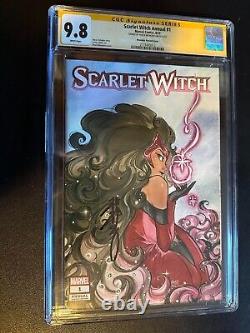 Scarlet Witch Annuel #1 (2023) Variante Momoko CGC 9.8 Série de Signatures