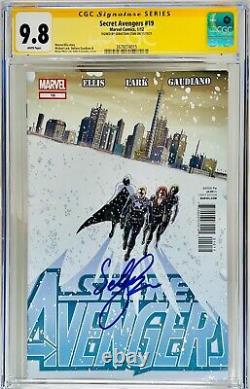 Sebastian Stan A Signé La Série De Signatures De La Ccg Graduée 9.8 Avengers Secrets #19