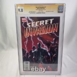 Secret Invasion #1 CGC 9.8 Signature Series signé par Gabrielle Dell'otto Rare