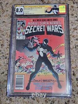 Secret Wars #8 Esquisse Sur Couverture CGC Signature Series