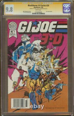 Série 3-D Blackthorne #20 CGC 9.8 Signature Series SS Signé SGT SLAUGHTER