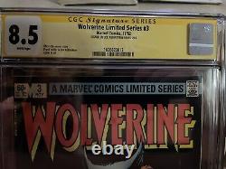 Série De Signature Wolverine #3 De La Série 8.5 Cgc Ss Signée Par Joe Rubinstein