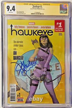 Série De Signatures Cgc Graduée 9.4 Hawkeye #1 Signée Par Hailee Steinfeld Auto
