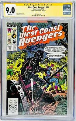Série De Signatures De La Ccg Classé 9.0 Avengers De La Côte Ouest #39 Signé Par Jeremy Renner