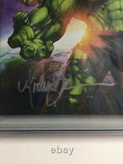 Série De Signatures Hulk 1 Aspen Variante Cgc 9.8 Signée Par Michael Turner