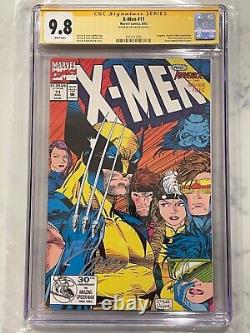 Série De Signatures X-men #11 Cgc 9.8 Ss Signée Par Jim Lee