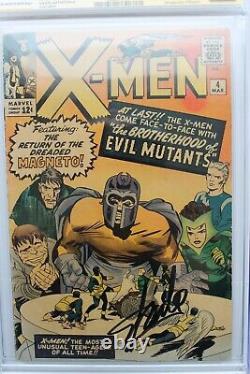 Série De Signatures X-men #4 Cgc 3.0 (marvel) Signée Stan Lee