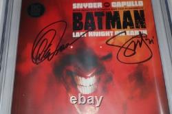 Série Signature CGC 9.8 Batman Le Dernier Chevalier sur Terre 1 Signé 2x Variante Jock