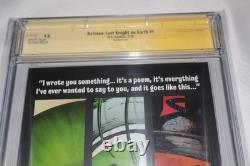 Série Signature CGC 9.8 Batman Le Dernier Chevalier sur Terre 1 Signé 2x Variante Jock