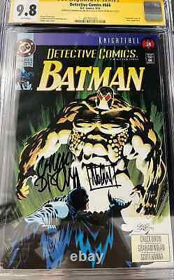 Série Signature CGC 9.8 Detective Comics #666 Signé par Nolan & Chuck Dixon