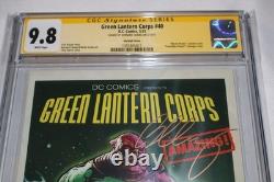 Série Signature CGC 9.8 Green Lantern Corps 40 2015 Signé Variant Chang POP 3