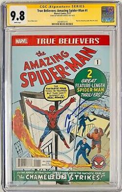 Série Signature CGC 9.8 Marvel The Amazing Spiderman #1 Signé par Andrew Garfield