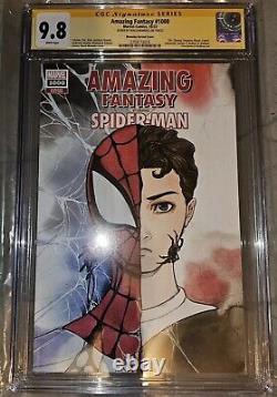 Série Signature CGC 9.8 The Amazing Spider-Man #1000, Signé par Peach Memoko