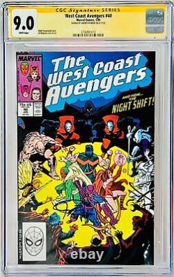 Série Signature CGC Notée 9.0 West Coast Avengers #40 Signée par Jeremy Renner