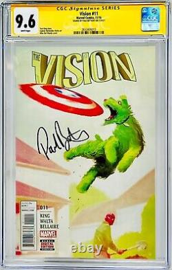 Série Signature CGC Notée 9.6 Marvel Vision #11 Signée par Paul Bettany