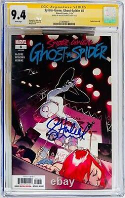 Série Signature CGC notée 9.4 Ghost-Spider #8 signée par Hailee Steinfeld avec l'autographe