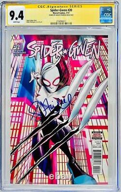 Série Signature CGC notée 9.4 Spider-Gwen #20 signée par Hailee Steinfeld