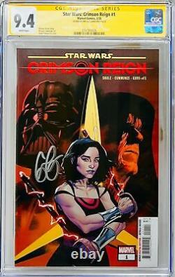 Série Signature CGC notée 9.4 Star Wars Crimson Reign #1 Emilia Clarke Auto