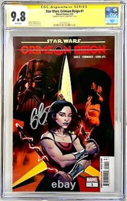 Série Signature CGC notée 9.8 Star Wars Crimson Reign #1 Emilia Clarke Auto