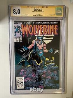 Série de signatures CGC 8.0 Wolverine #1 signée par Chris Claremont